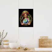 Azteekse krijger Godin Poster (Keuken)