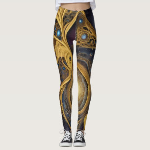 Azteekse kunst, levendig, weerspiegelt de cultuur leggings