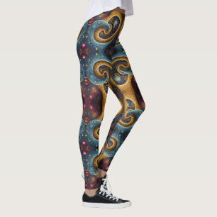 Azteekse kunst, levendig, weerspiegelt de cultuur leggings