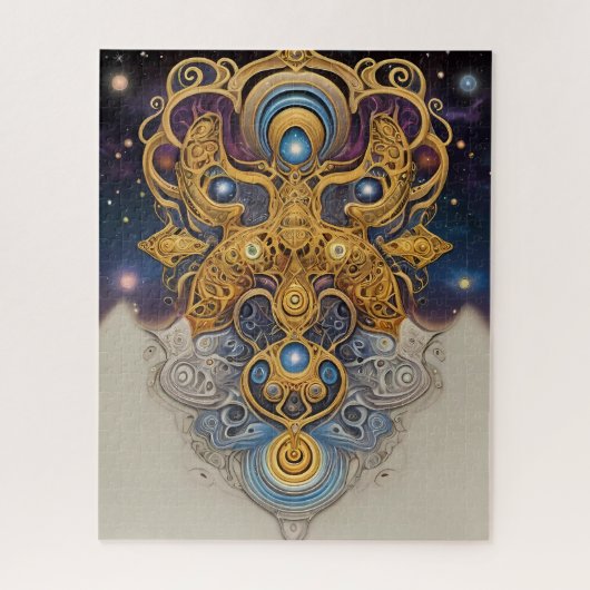 Azteekse kunst rijk en levendig legpuzzel (Verticaal)