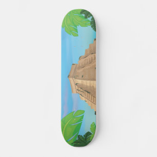 Azteekse piramide skateboard