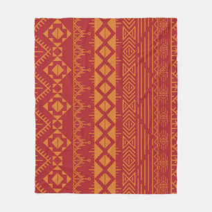Azteekse retro: patroonontwerp. fleece deken