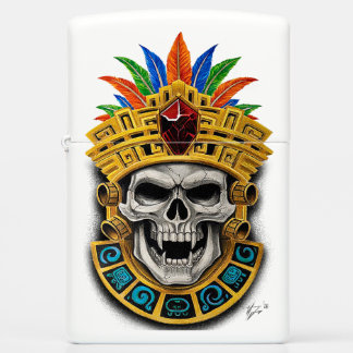 Azteekse Schedel zippo aansteker