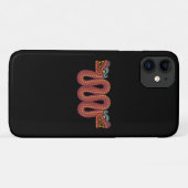 Azteekse slang Case-Mate iPhone case (Achterkant (horizontaal))