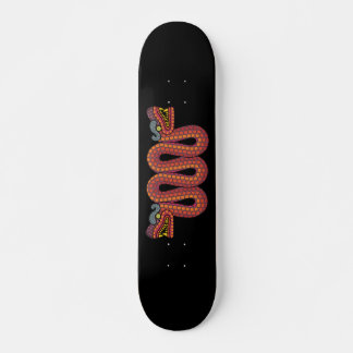 Azteekse slang met twee koppen skateboard