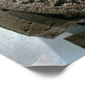 Azteekse "Zonnecalender," Mexico-Stad Poster (Hoek)