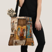 Azteekse zuidwestelijke stamveren draagtas (Dichtbij)