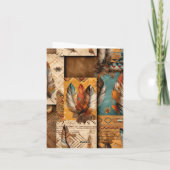 Azteekse zuidwestelijke stamveren kaart (Achterkant)