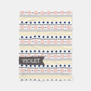 Aztek Baby Blanket Fleece Deken