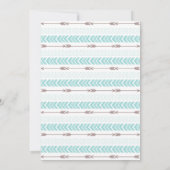 Aztèque| Invitation à la douche nuptiale (Dos)