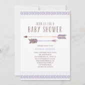Aztèque| Invitation Baby shower (Devant)