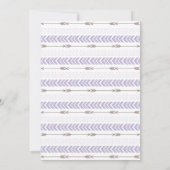 Aztèque| Invitation Baby shower (Dos)