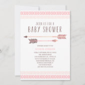Aztèque | Invitation Baby shower (Devant)