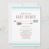 Aztèque | Invitation baby shower (Devant)