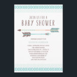 Aztèque | Invitation baby shower<br><div class="desc">©Fine & Dandy Paperie</div>