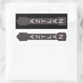 aztlan theatersignaal rechthoekige sticker (Tas)