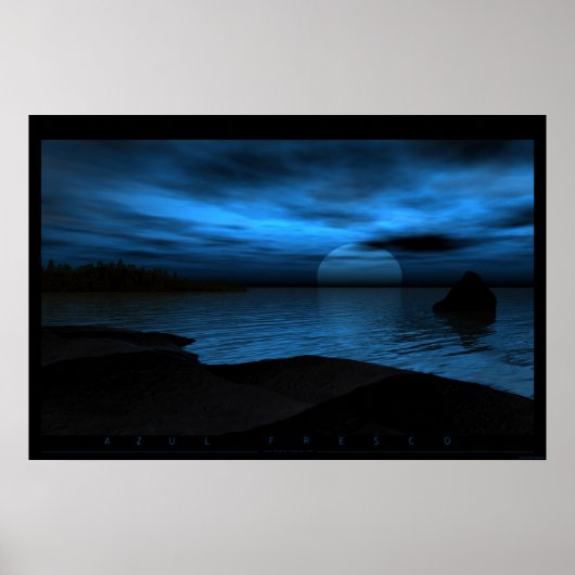 Azul Fresco Poster (Voorkant)