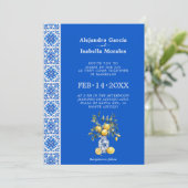  💙🍋Azul & Limone Romance [bleu] Invitation (Debout devant)