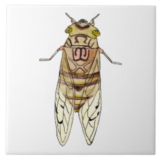 Azulejo de cigarra gigante tegeltje