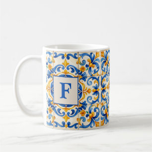 Azulejo Initiële Kracht Koffiemok