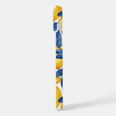 Azulejo Lemons Feuilles bleus (Côté gauche)