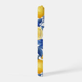 Azulejo Lemons Feuilles bleus (Côté droit)
