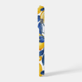 Azulejo Lemons Feuilles bleus (Côté gauche)