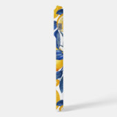 Azulejo Lemons Feuilles bleus (Côté gauche)