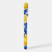 Azulejo Lemons Feuilles bleus (Côté droit)