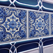 Azulejo Lissabon Patroon Talavera Keramisch Ontwer Tegeltje