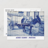 Azulejo mural briefkaart (Voorkant / Achterkant)