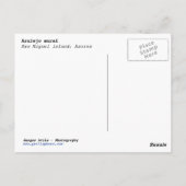 Azulejo mural briefkaart (Achterkant)