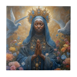 Azulejo Nossa Senhora Aparecida Tegeltje