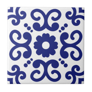 Azulejo Portugal Mediterranean Blue White 03 Tegeltje