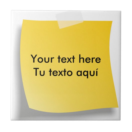 Azulejo post-it tegeltje (Voorkant)