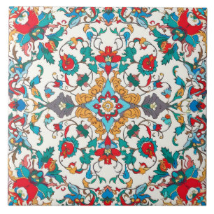 Azulejo stijl keramische Tegel. Tegeltje