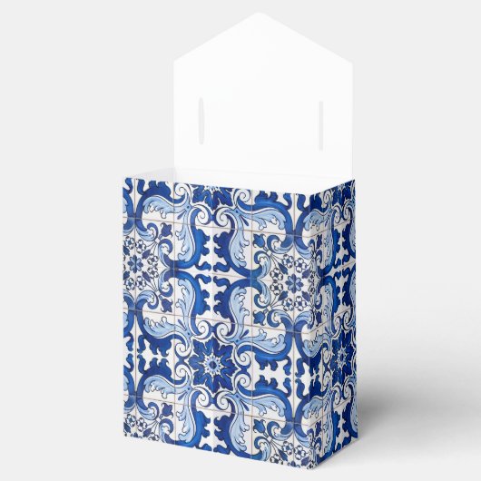 Azulejo Tegel Pattern Bedankdoosjes (Geopend)