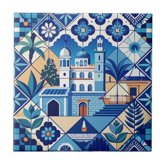 Azulejo Tegels Pattern Tegeltje (Voorkant)
