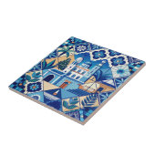 Azulejo Tegels Pattern Tegeltje (Zijkant)