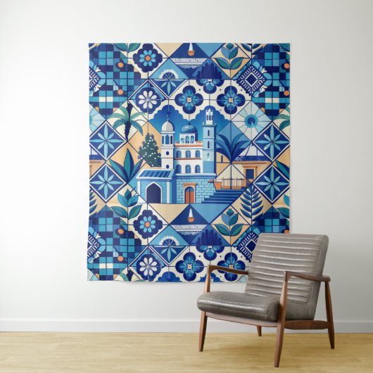 Azulejo Tegels Pattern Wandkleed (In situ)