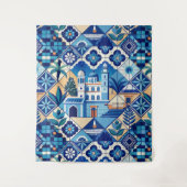 Azulejo Tegels Pattern Wandkleed (Voorkant)