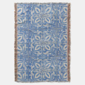  Azulejos Blue White Deken (Voorkant Verticaal)