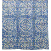  Azulejos Blue White Douchegordijn (Voorkant)