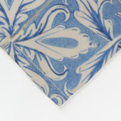  Azulejos Blue White Fleece Deken (Hoek)