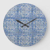 Azulejos Blue White Grote Klok (Voorkant)