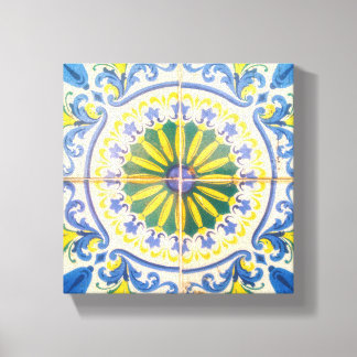 Azulejos Canvas Afdruk