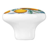 💙💛 Azulejos Citrus Bloom Keramische Knop (Zijkant)