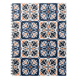 Azulejos keramisch tegelontwerp. Talavera tracery  Notitieboek