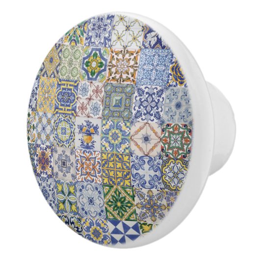 Azulejos Patchwork Keramische Knop (Rechts)