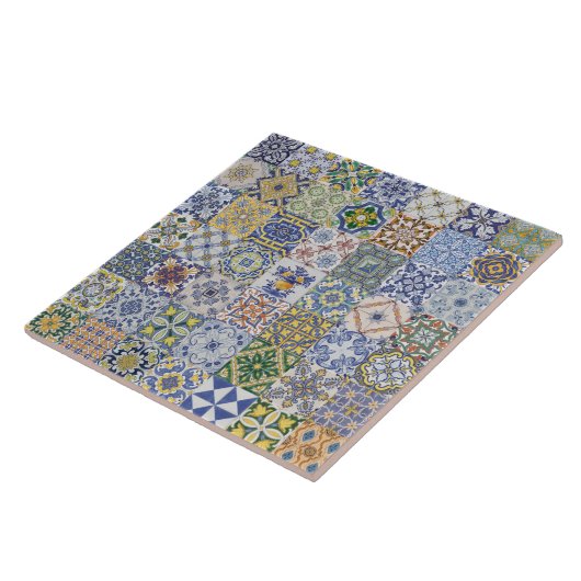 Azulejos Patchwork Tegeltje (Zijkant)